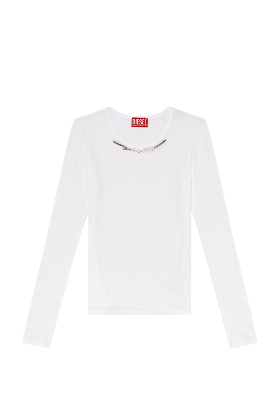 Women Diesel T-Shirts And Tops | T-Matic-Ls White