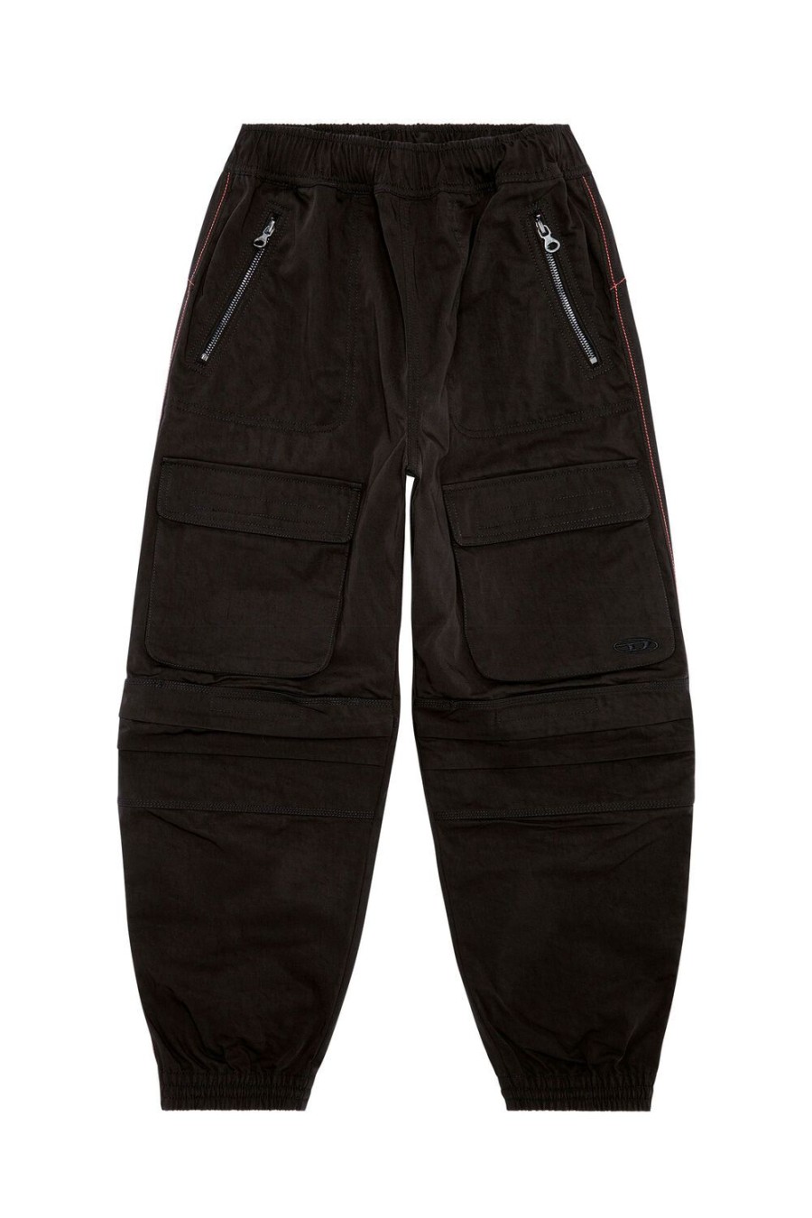 Women Diesel Trousers And Shorts | P-Mirt Black