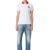 Men Diesel T-Shirts | Lr-T-Hart-Vic White