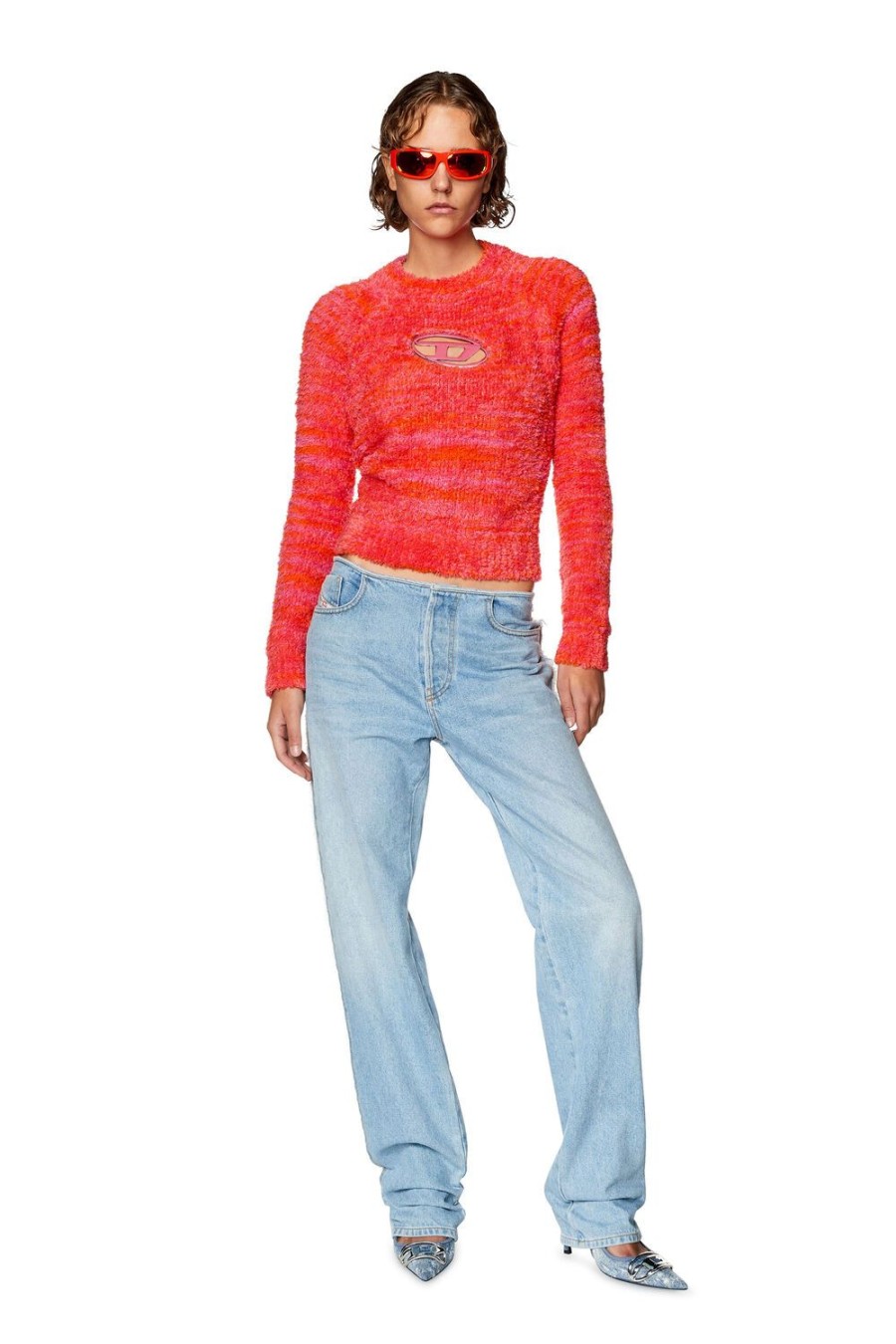 Women Diesel Knitwear | M-Kyra Pink/Orange