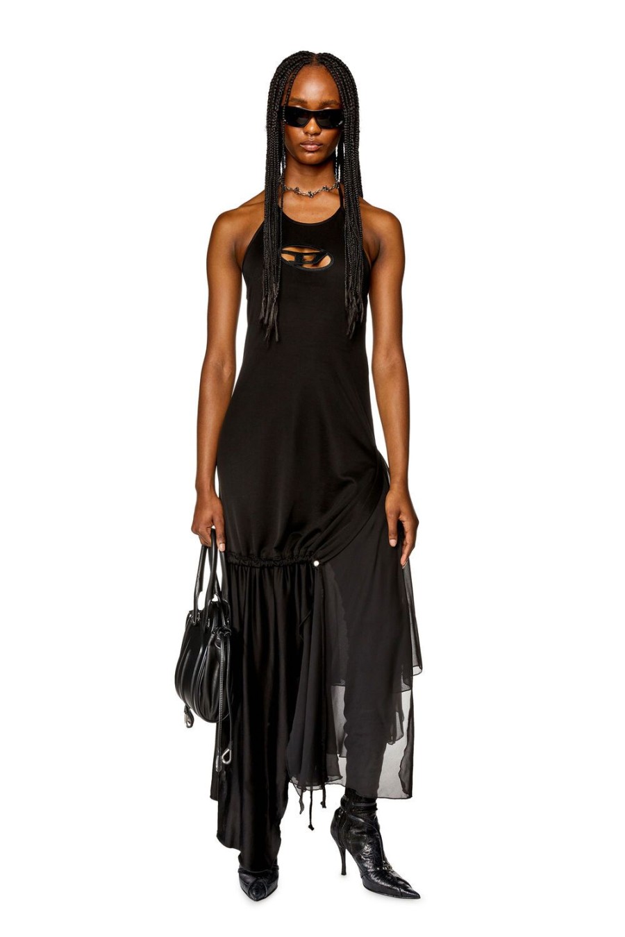 Women Diesel Dresses And Jumpsuits | D-Salilar-Od Black