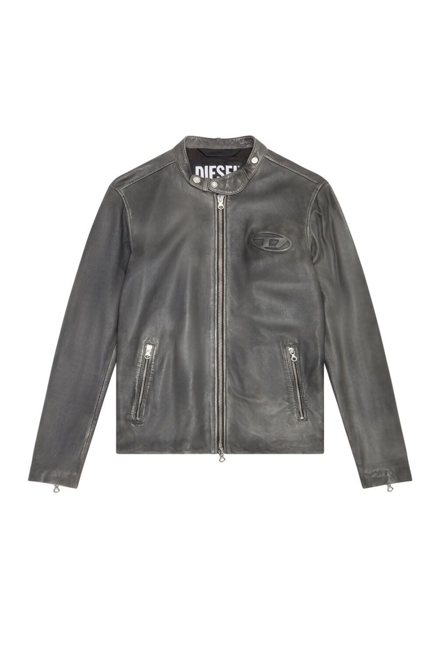 Men Diesel Outerwear And Jackets | L-Metal-Treat Black