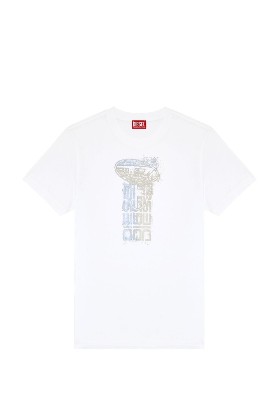 Men Diesel T-Shirts | T-Diegor-K68 White