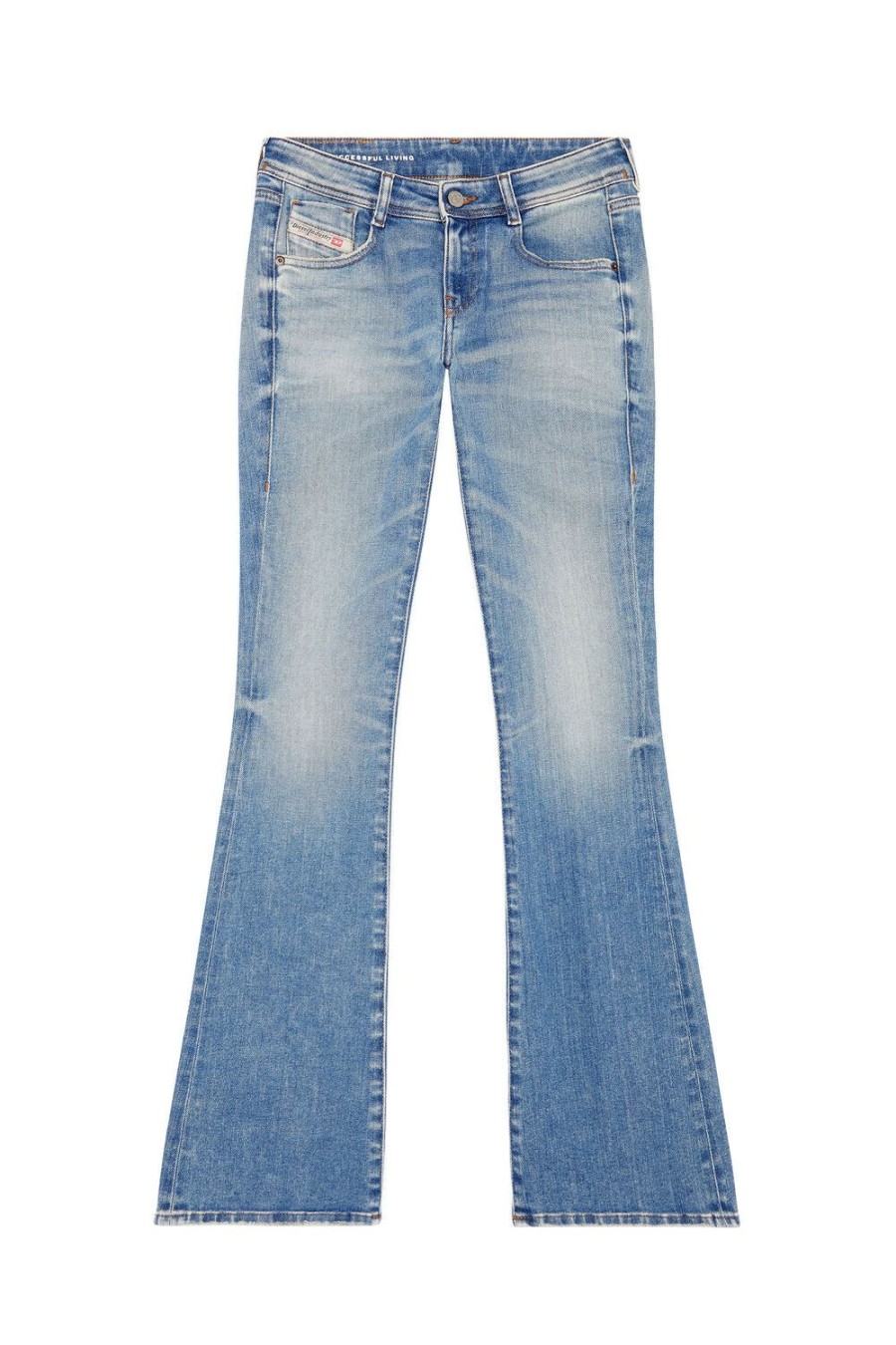 Women Diesel Jeans | Bootcut And Flare Jeans 1969 D-Ebbey 09G70 Light Blue