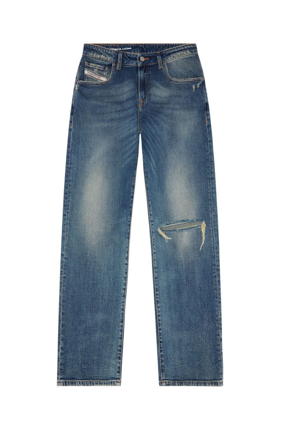 Women Diesel Jeans | Straight Jeans 1999 D-Reggy 007M5 Dark Blue