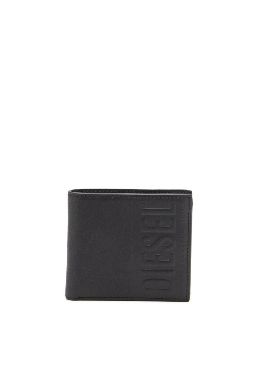 Men Diesel Wallets | Dsl 3D Bi-Fold Coin S Black