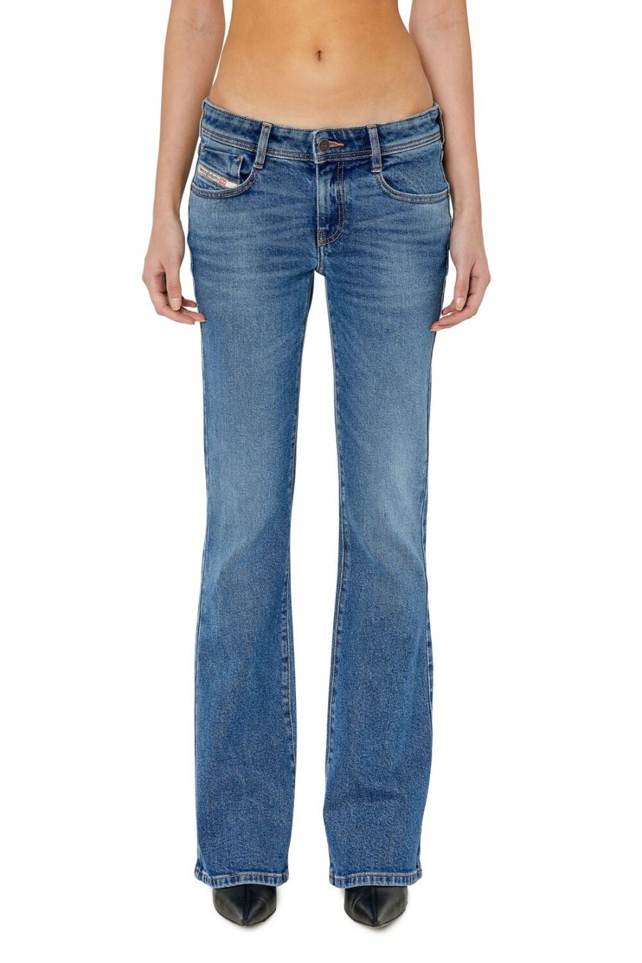 Women Diesel Jeans | Bootcut And Flare Jeans 1969 D-Ebbey 0Nfaj Medium Blue