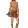 Women Diesel Skirts | O-Lan Brown