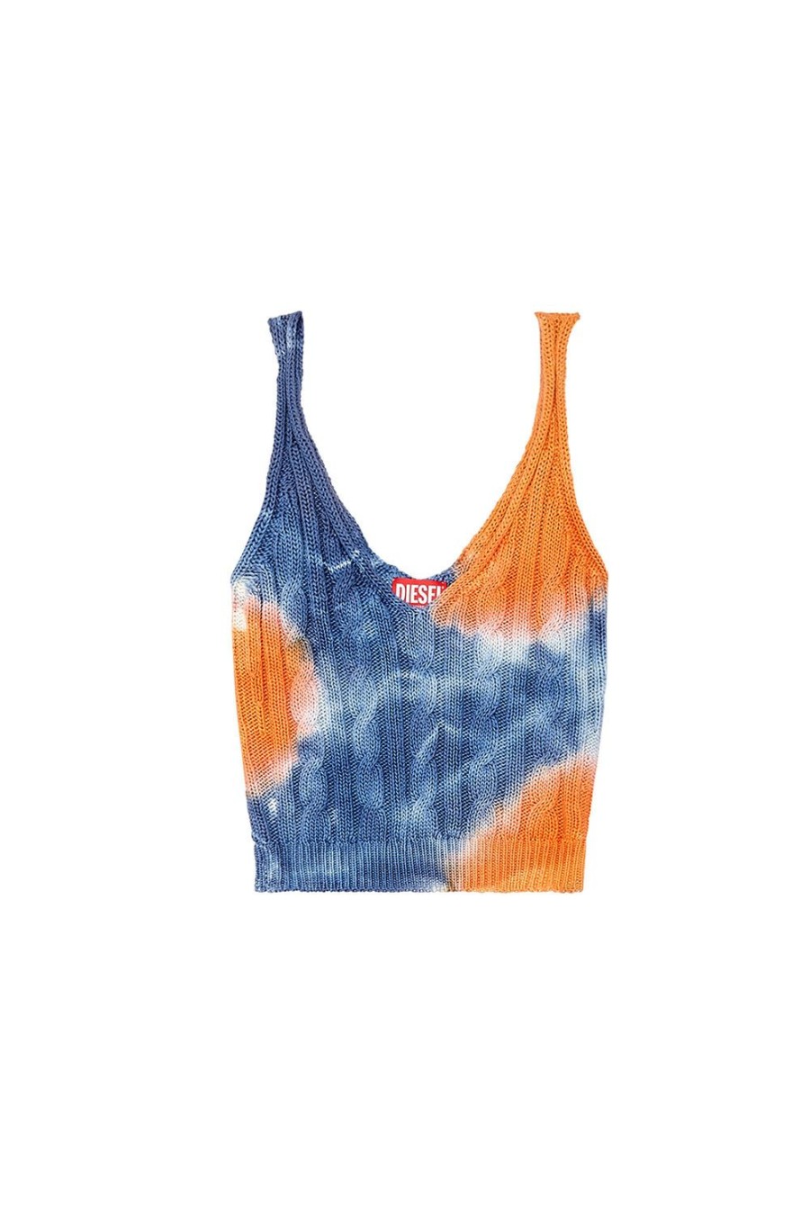 Women Diesel T-Shirts And Tops | M-Mila Blue/Orange