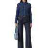 Women Diesel Jeans | Bootcut And Flare Jeans 1978 D-Akemi Z9C02 Dark Blue