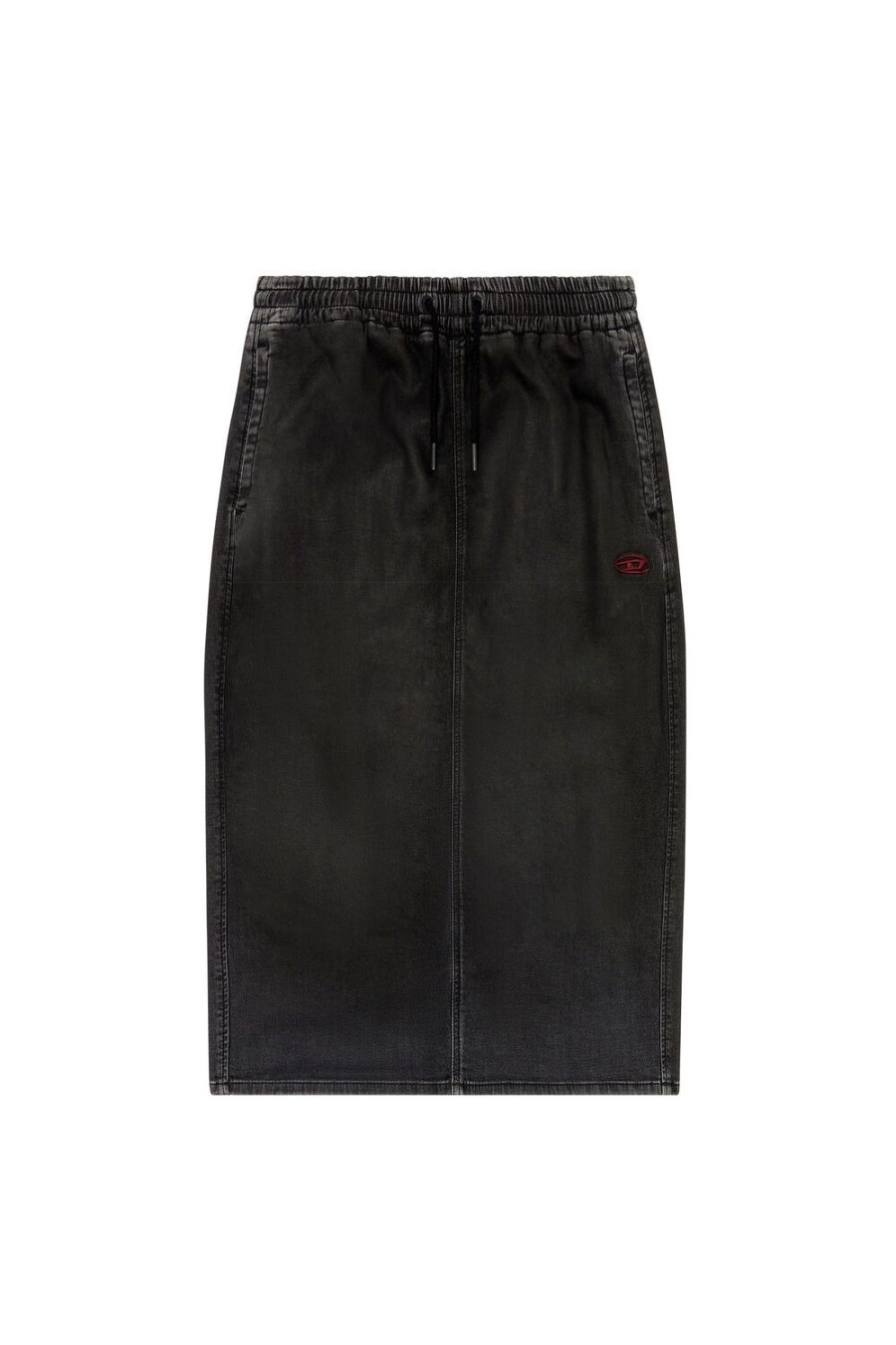 Women Diesel Skirts | De-Oren Jogg Black/Dark Grey