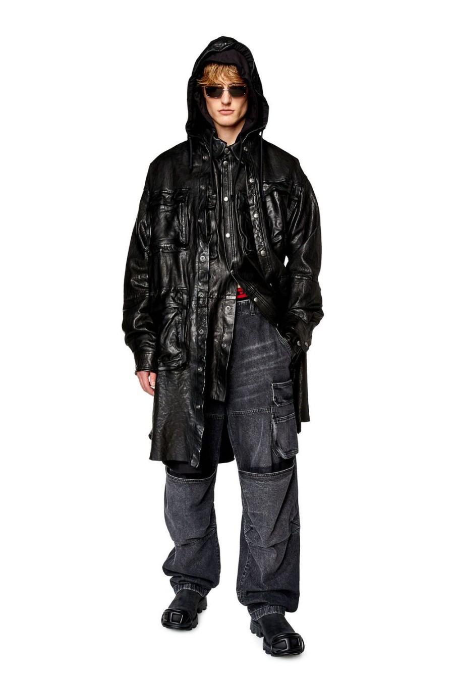 Men Diesel Outerwear And Jackets | L-Sphinx Black