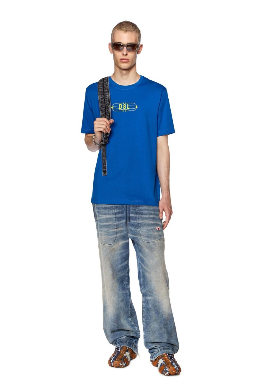 Men Diesel T-Shirts | T-Just-K5 Blue