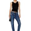 Women Diesel Jeans | Boyfriend Jeans Fayza 09F35 Medium Blue