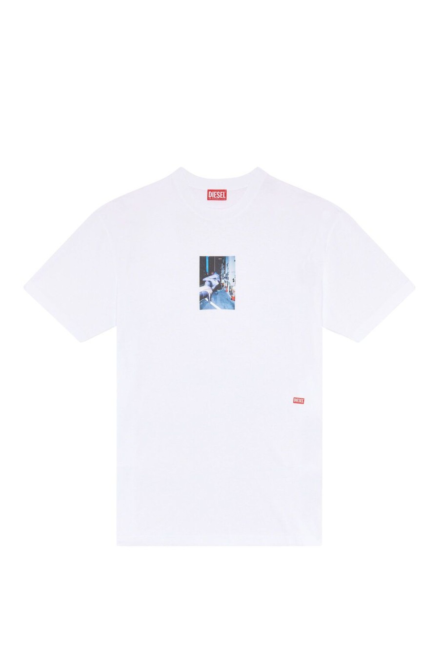 Men Diesel T-Shirts | T-Wash-L3 White