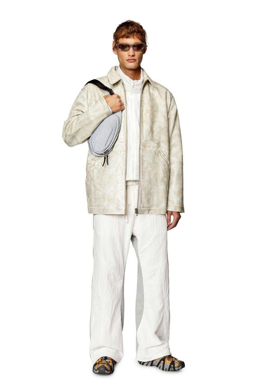 Men Diesel Outerwear And Jackets | L-Stoller-Treat White