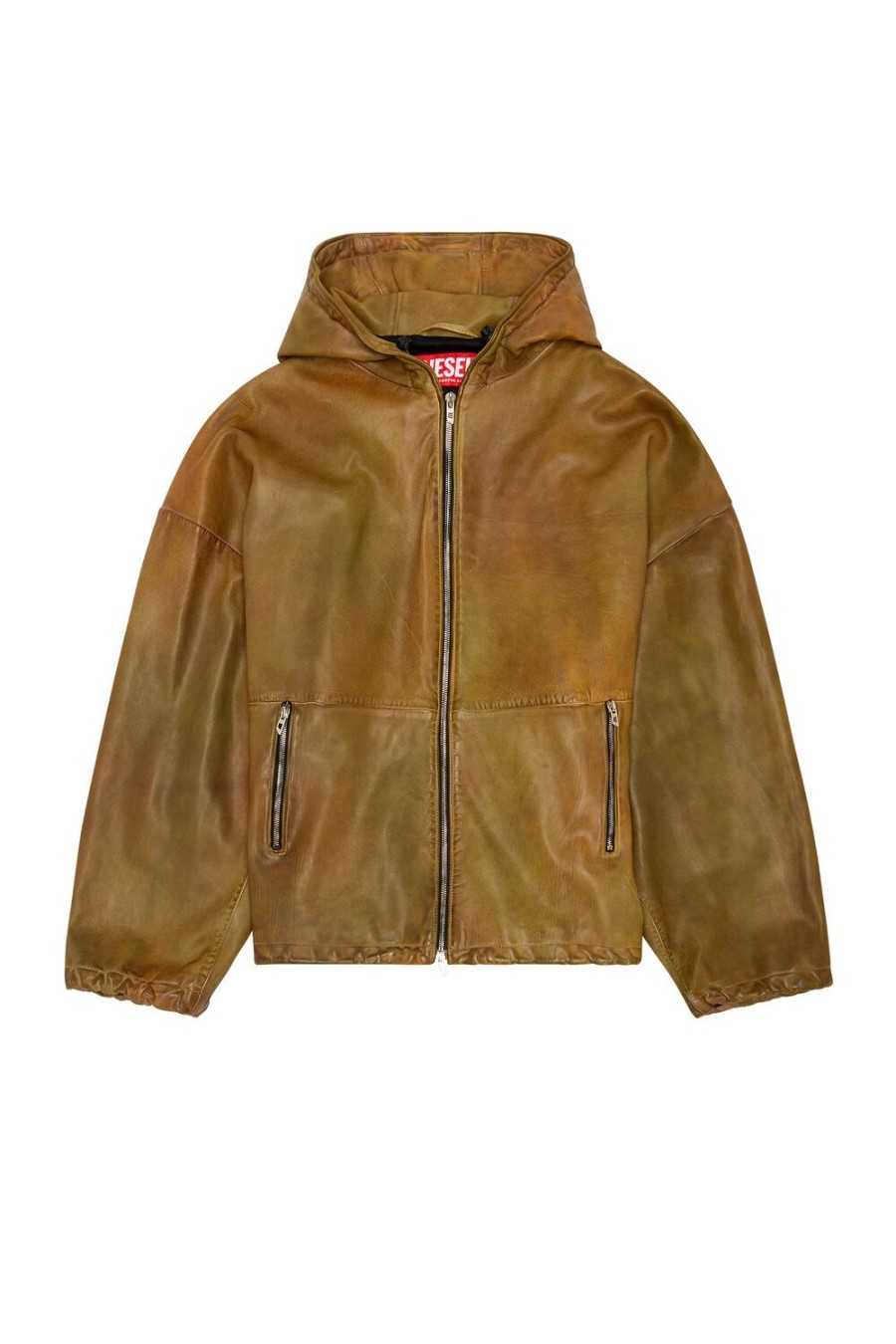 Men Diesel Outerwear And Jackets | L-Vatel-Hoody Brown