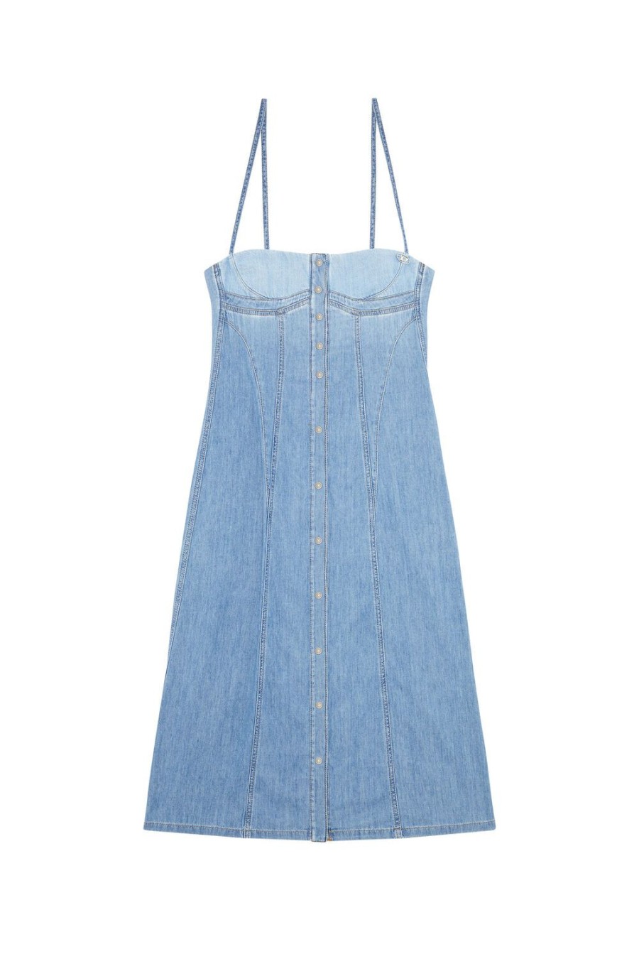 Women Diesel Dresses And Jumpsuits | De-Dressy Light Blue