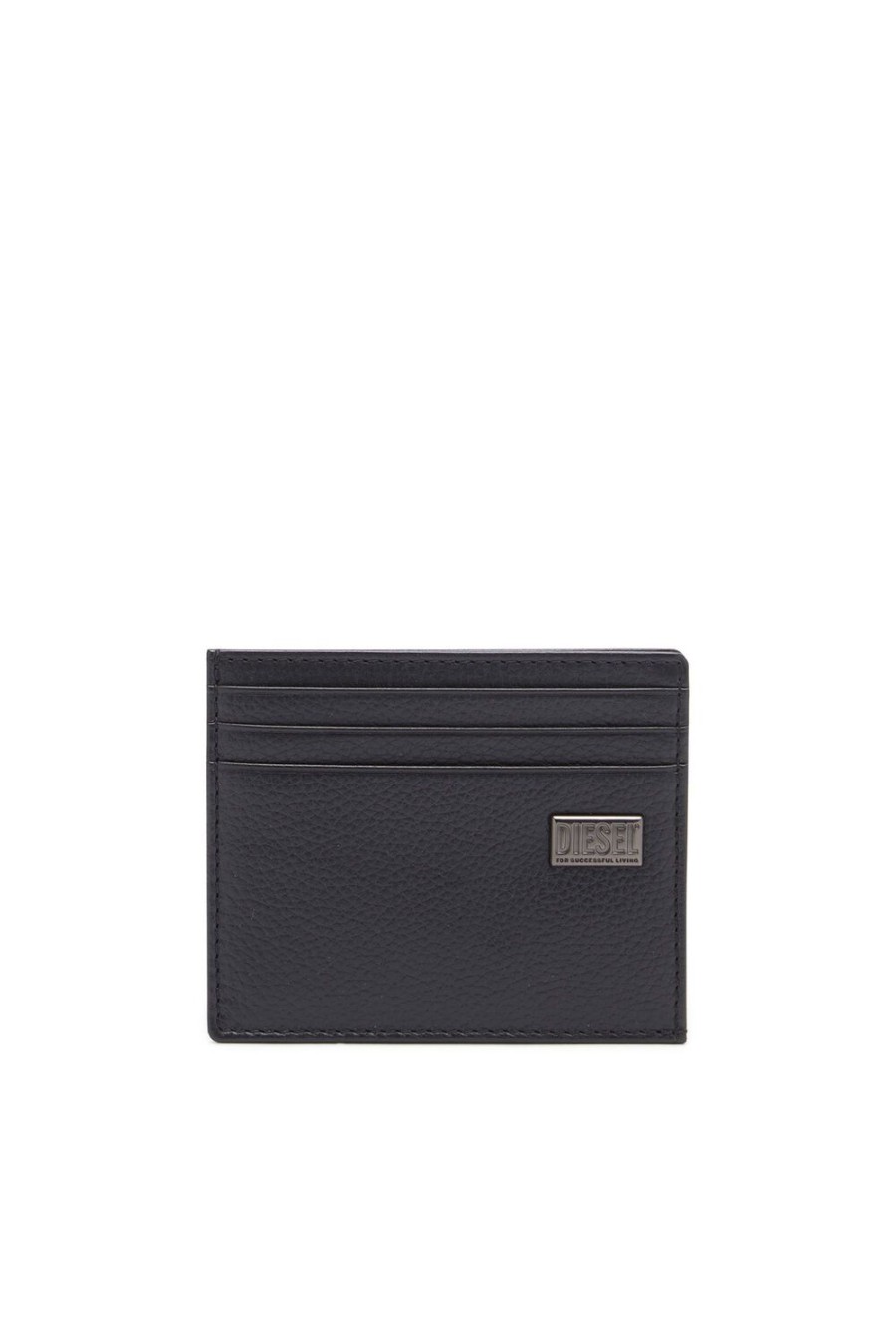 Men Diesel Wallets | Medal-D Card Holder 6 Black