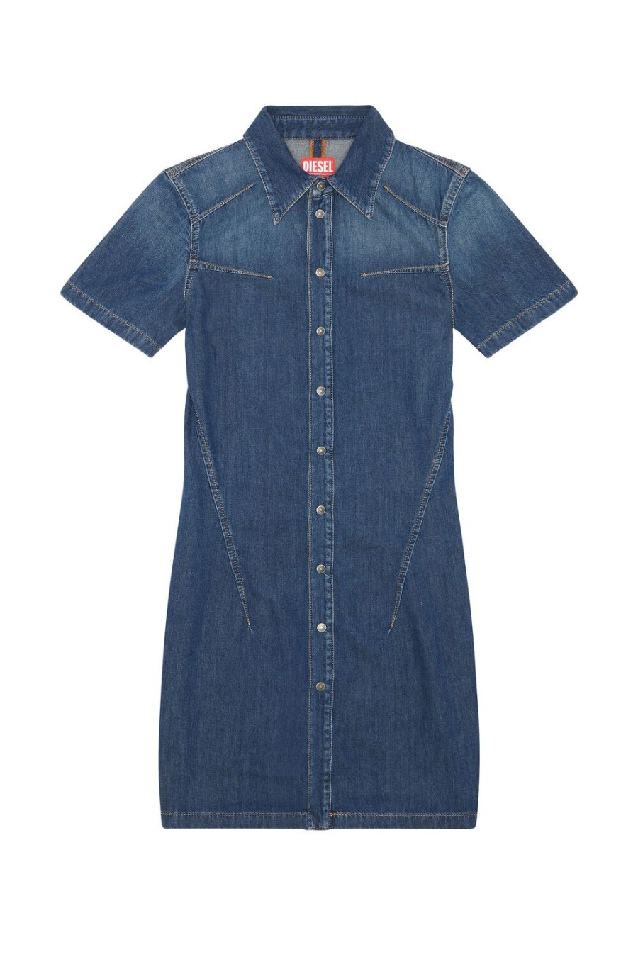 Women Diesel Dresses And Jumpsuits | De-Shirty Dark Blue