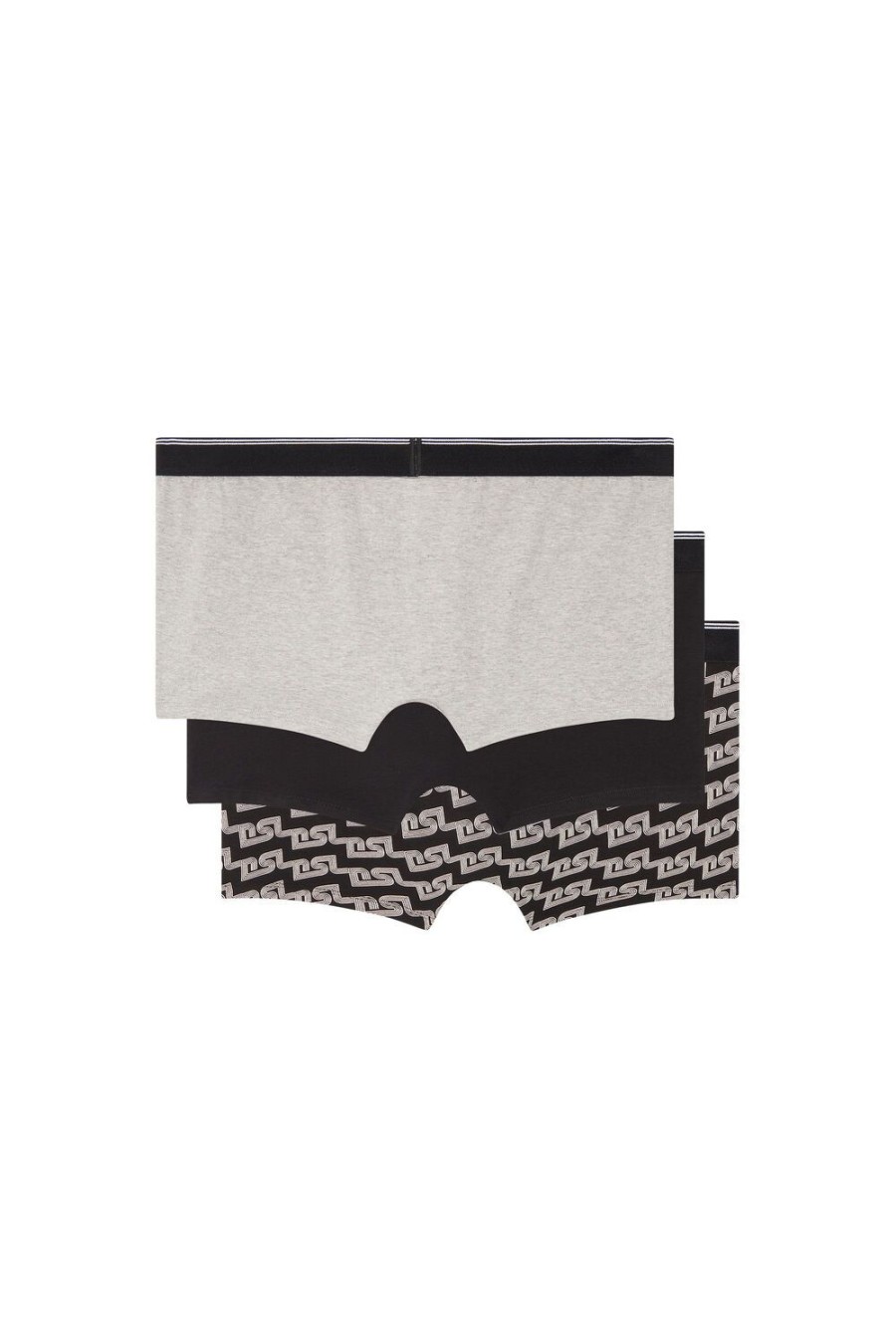 Men Diesel Underwear | Umbx-Damienthreepack Black/Grey