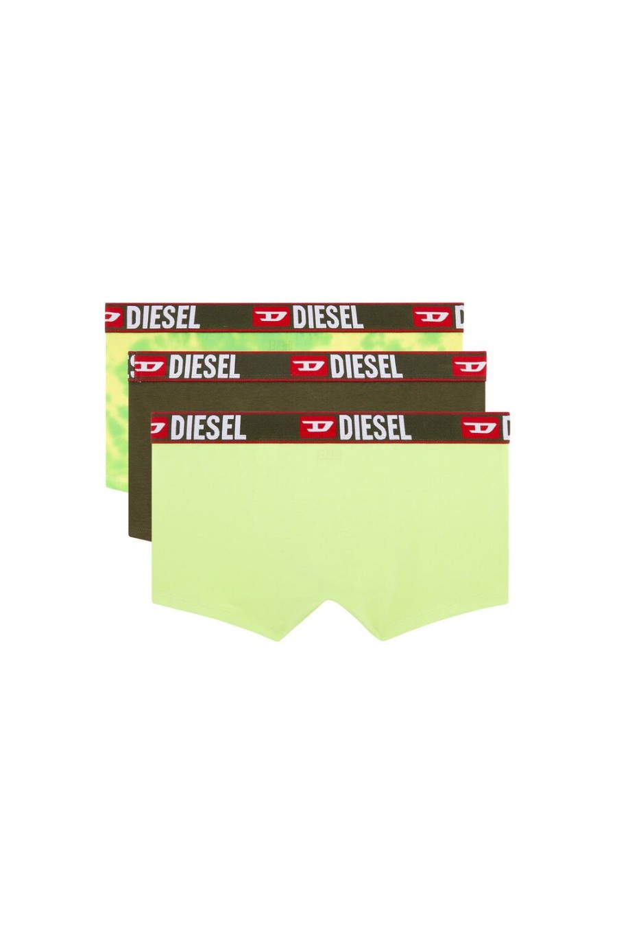 Men Diesel Underwear | Umbx-Damienthreepack Black/Green