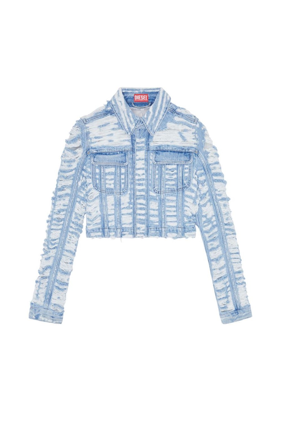 Women Diesel Outerwear And Jackets | De-Slimmy-Fsc Light Blue