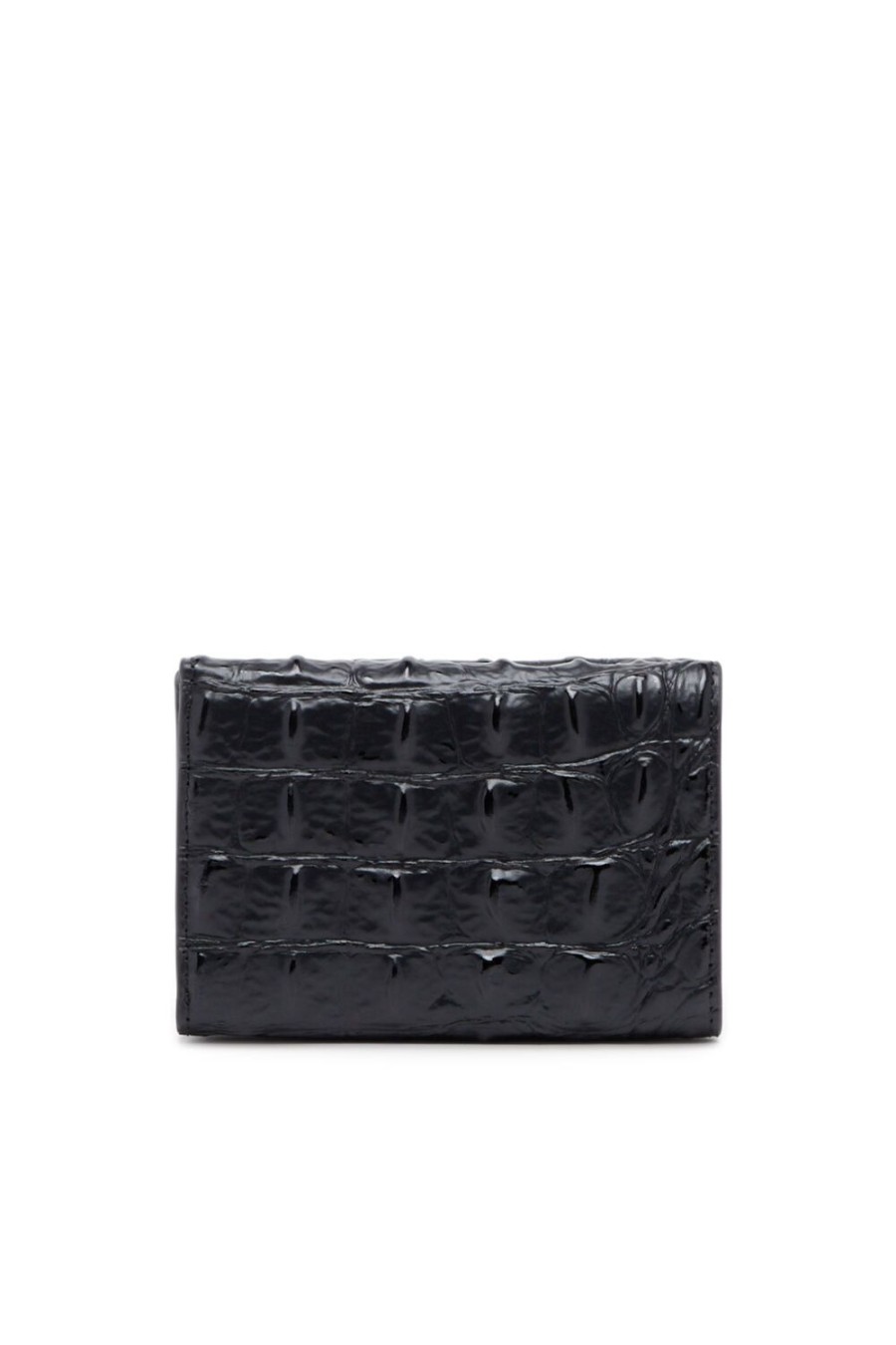 Men Diesel Wallets | Tri-Fold Coin S Black