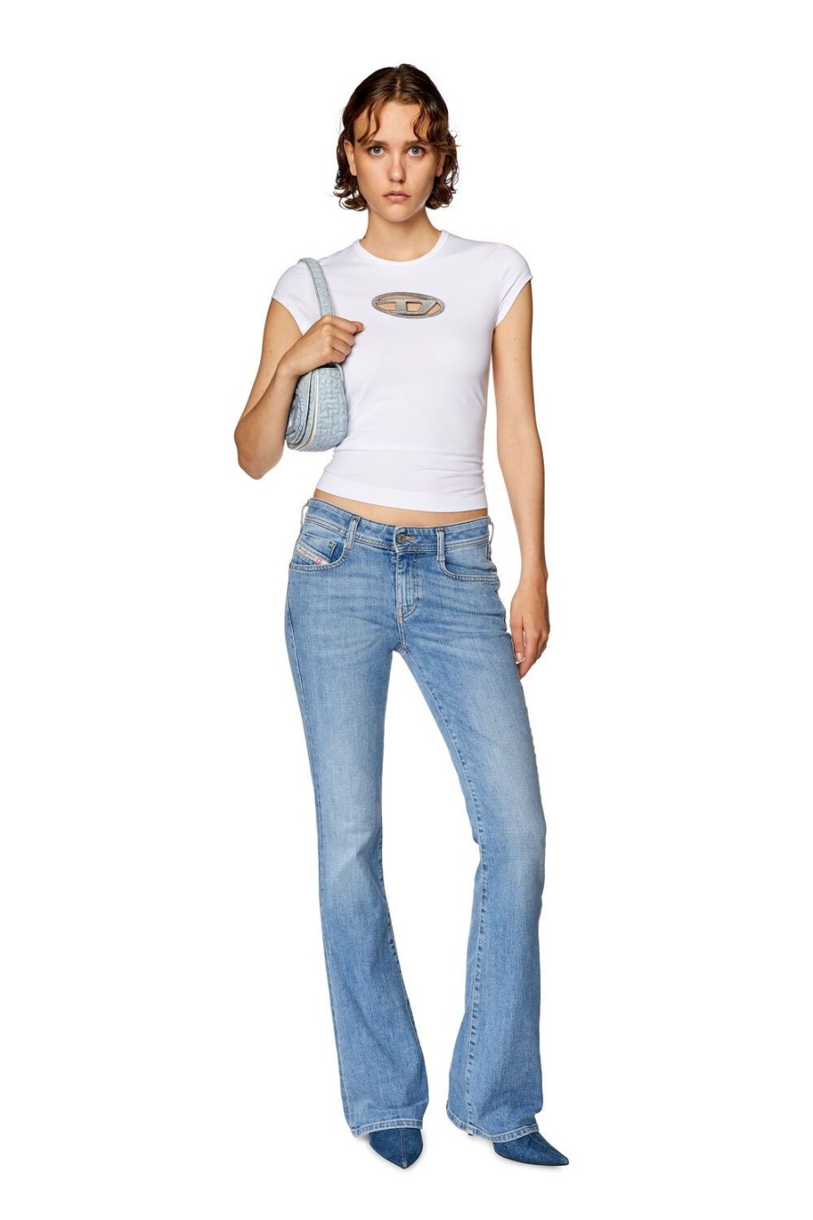 Women Diesel Jeans | Bootcut And Flare Jeans 1969 D-Ebbey 09F76 Light Blue