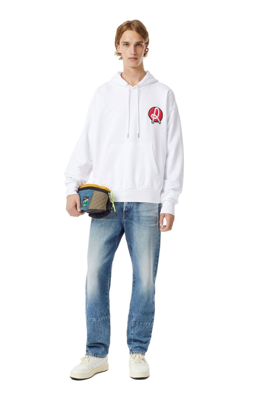 Men Diesel Sweaters | Lr-S-Girk-Hood-Vic White