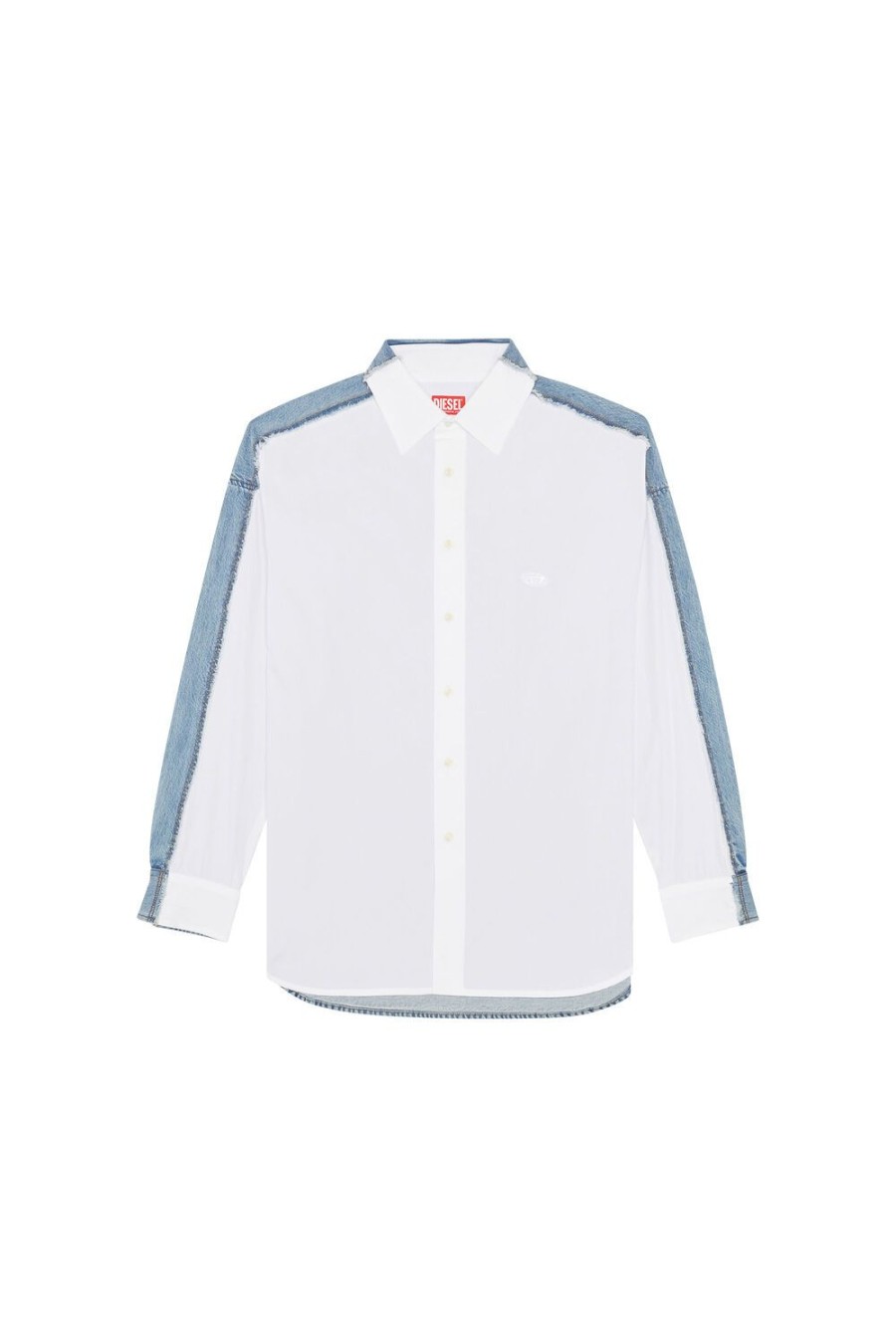 Men Diesel Shirts | S-Warh White