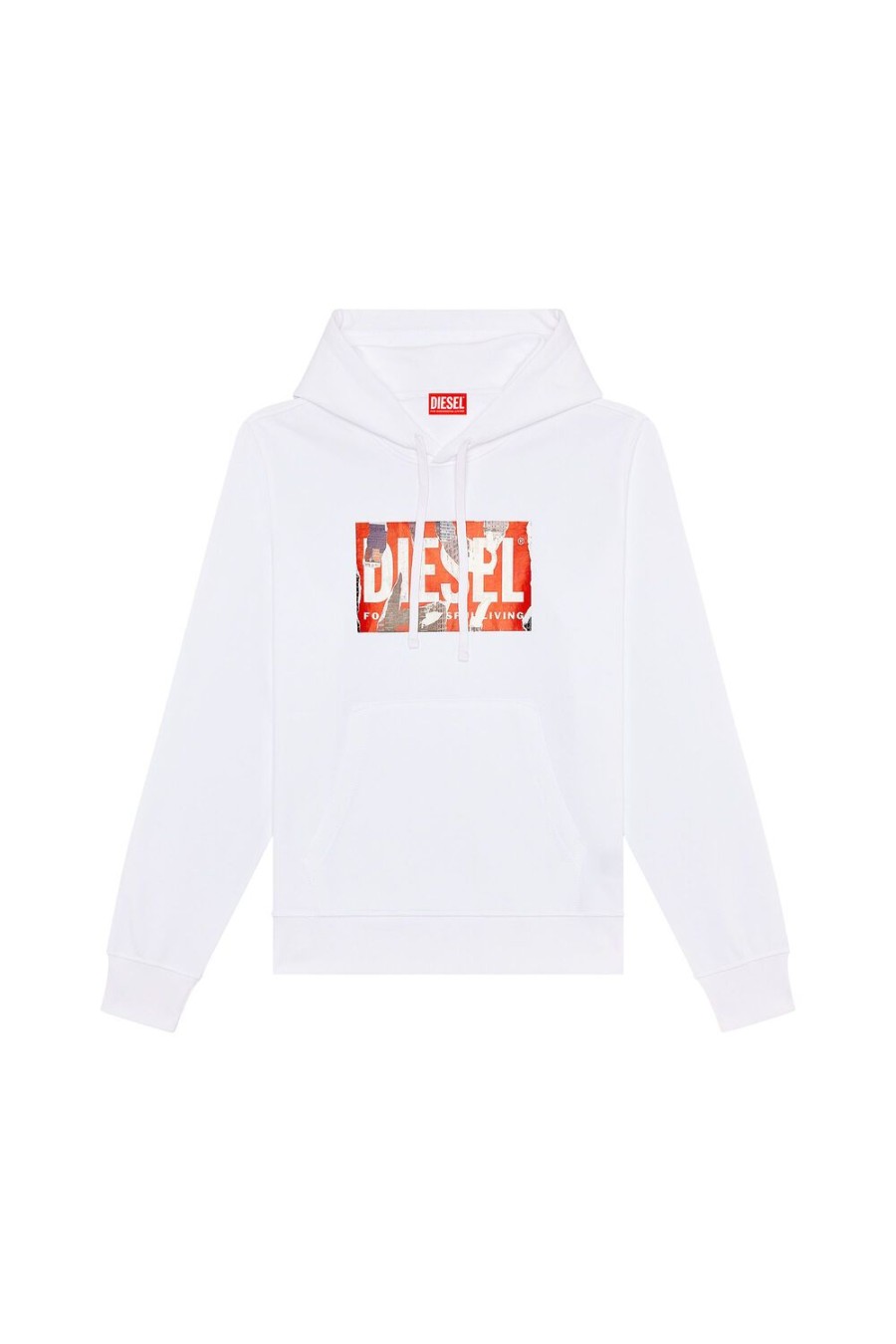 Men Diesel Sweaters | S-Ginn-Hood-L4 White