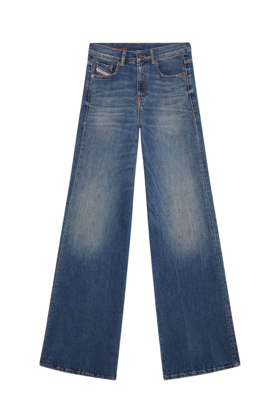 Women Diesel Jeans | Bootcut And Flare Jeans 1978 D-Akemi 09E66 Dark Blue