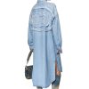 Women Diesel Dresses And Jumpsuits | De-Davis-L-S Light Blue