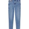 Women Diesel Jeans | Super Skinny Jeans 1984 Slandy-High 09D62 Medium Blue