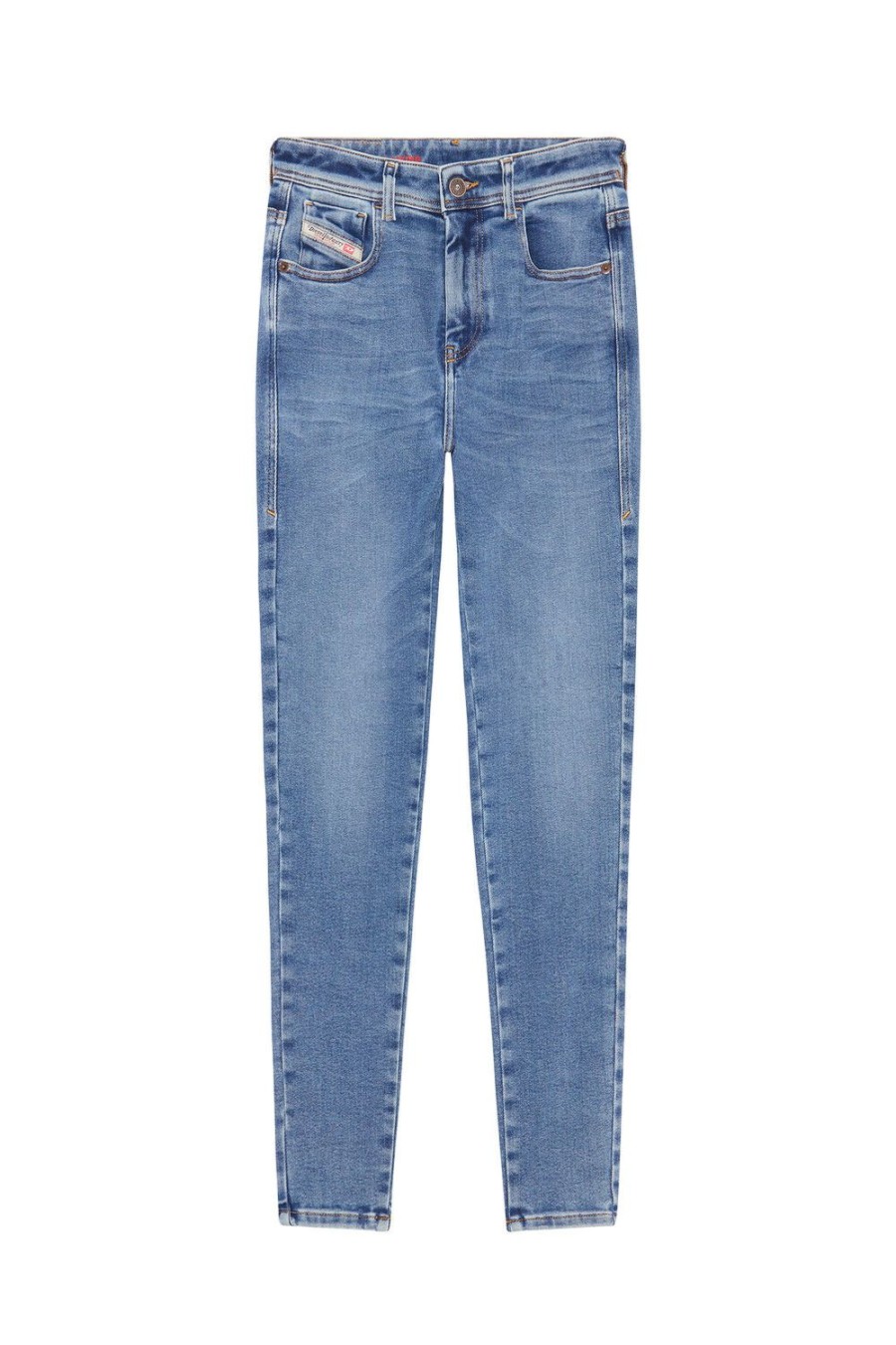 Women Diesel Jeans | Super Skinny Jeans 1984 Slandy-High 09D62 Medium Blue