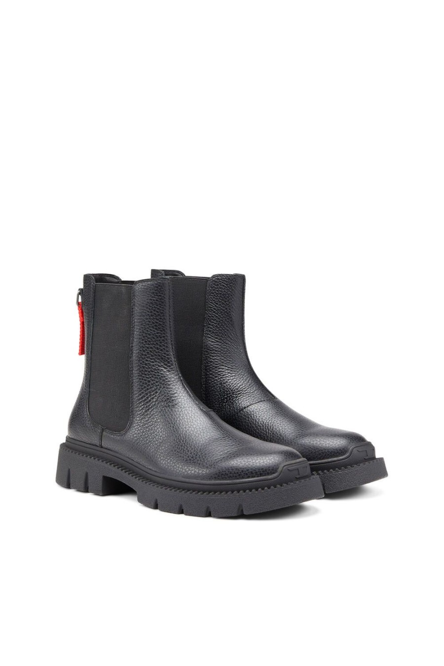 Men Diesel Boots | D-Troit Ch Black