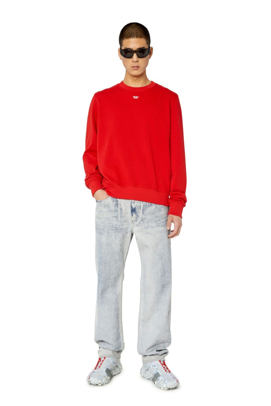 Men Diesel Sweaters | S-Ginn-D Red