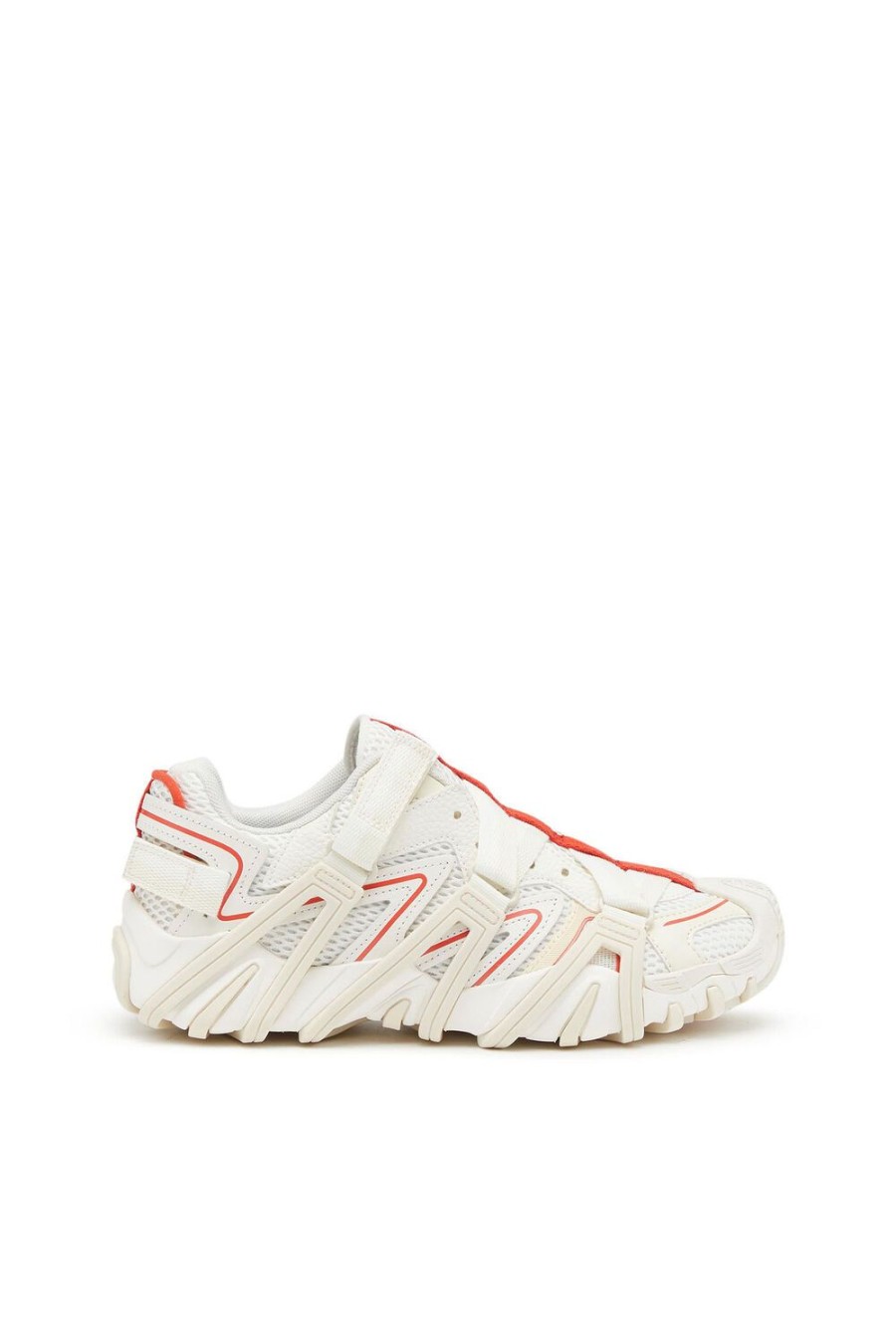 Women Diesel Sneakers | S-Prototype-Crw White/Orange