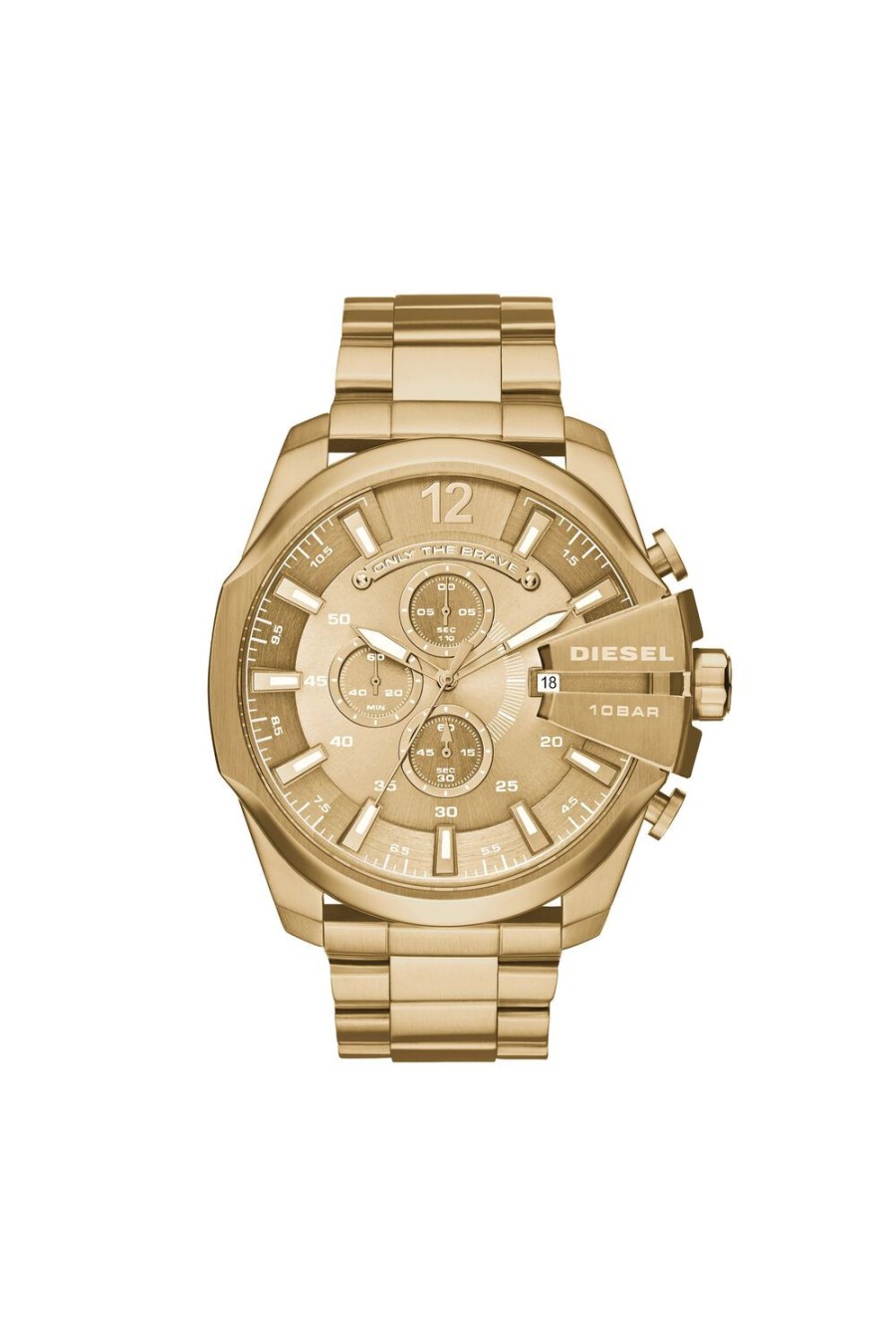 Men Diesel Watches | Dz4360 Mega Chief Gold