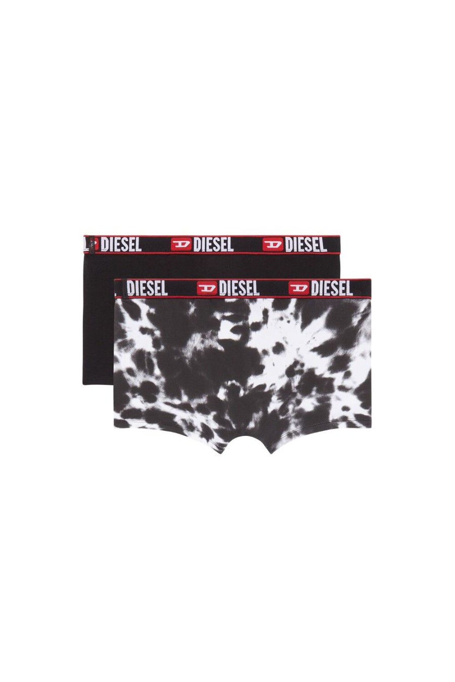 Women Diesel Underwear | Ufpn-Myas-Twopack Black/White