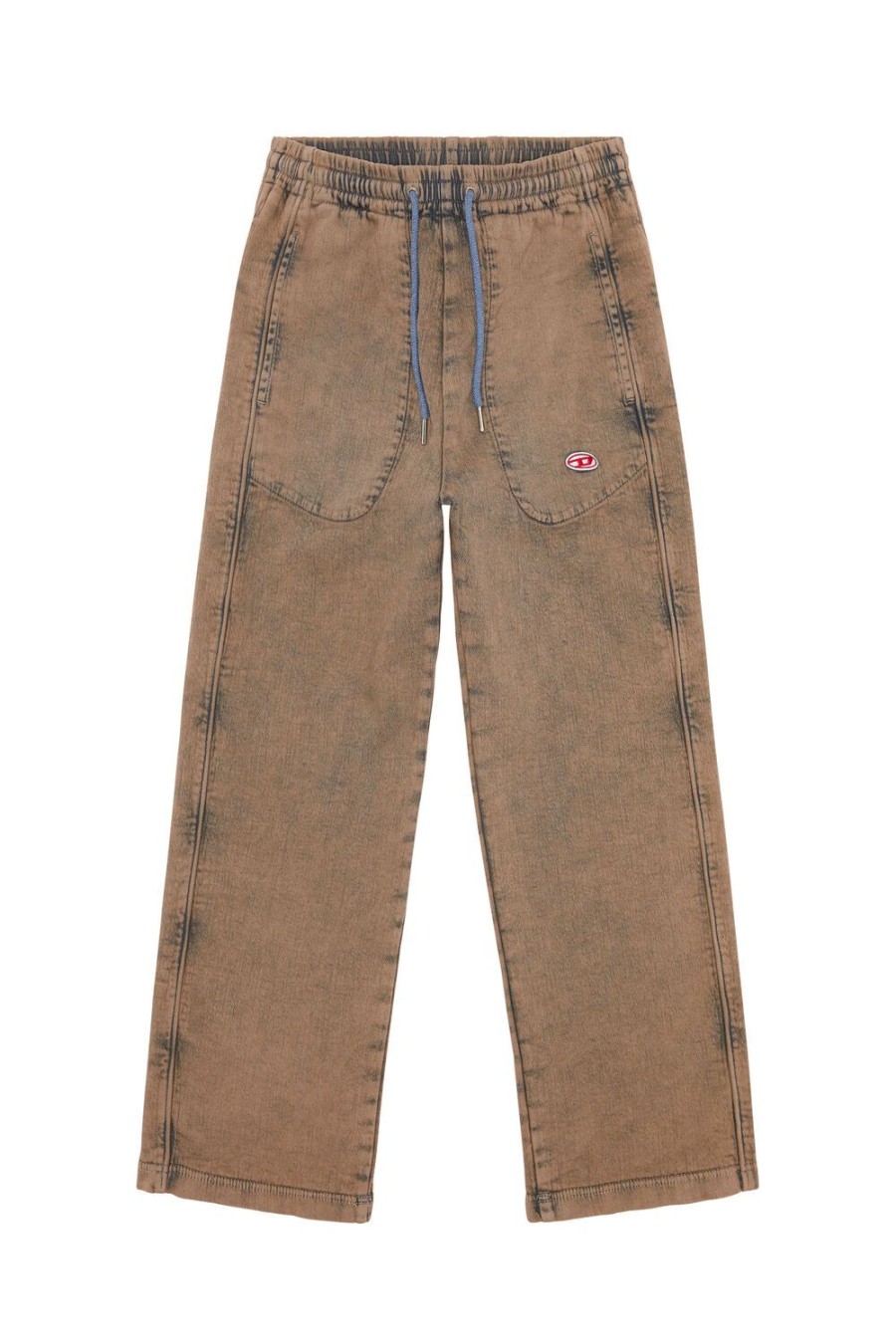 Women Diesel Jeans | Straight D-Martians Track Denim 09H04 Light Brown