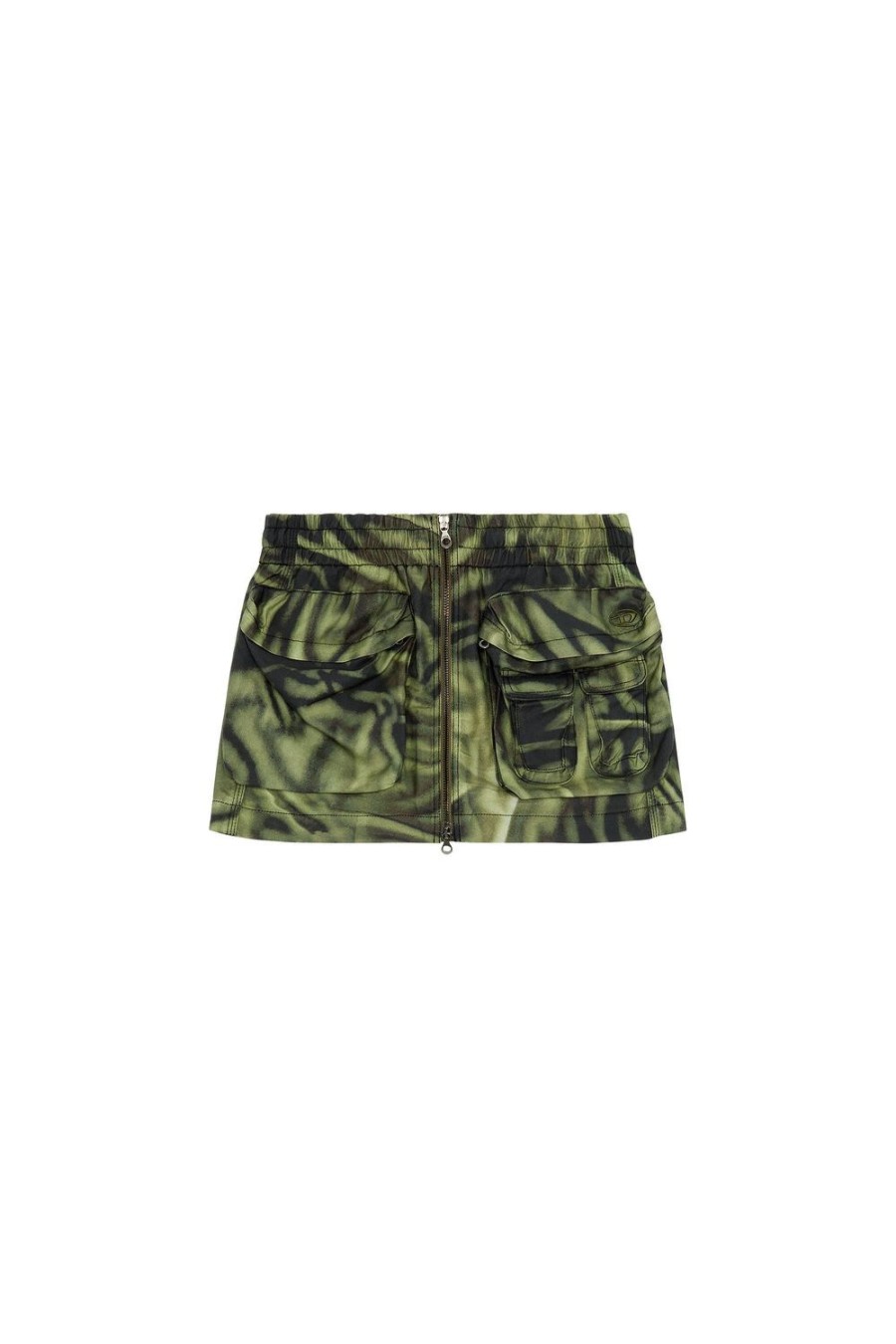 Women Diesel Skirts | O-Mirty Black/Green