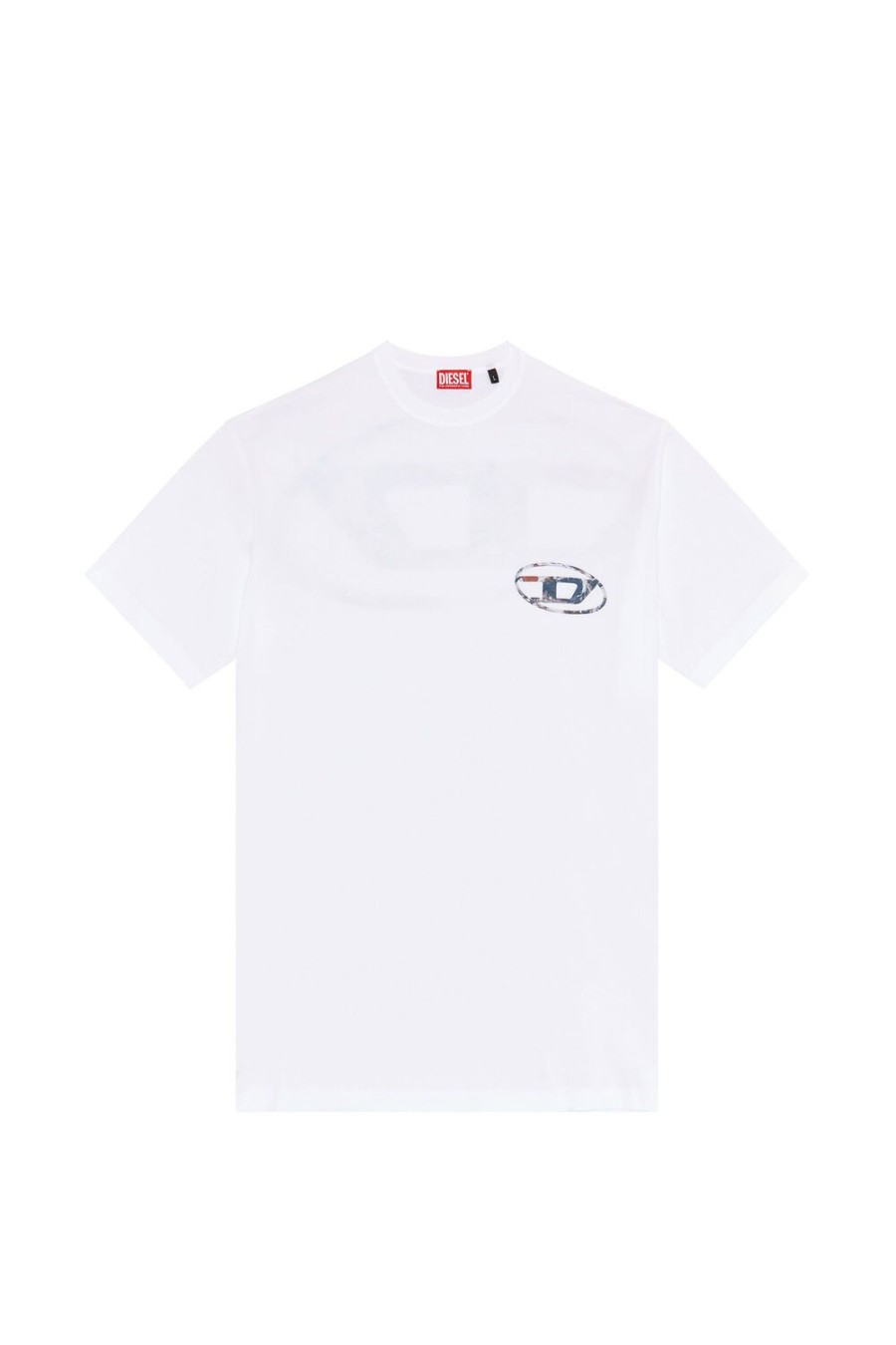 Men Diesel T-Shirts | T-Wash-L6 White