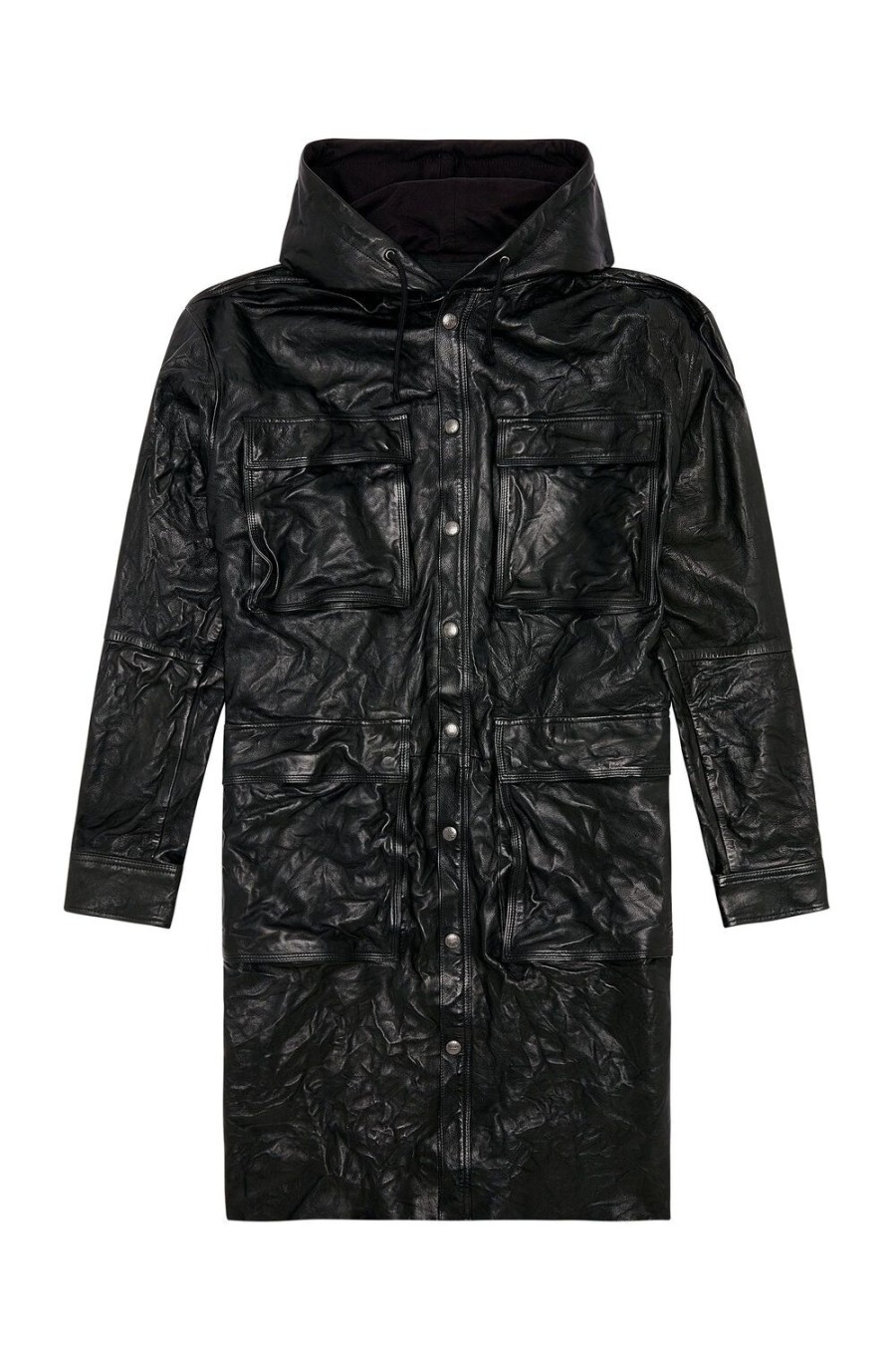 Men Diesel Outerwear And Jackets | L-Bat Black