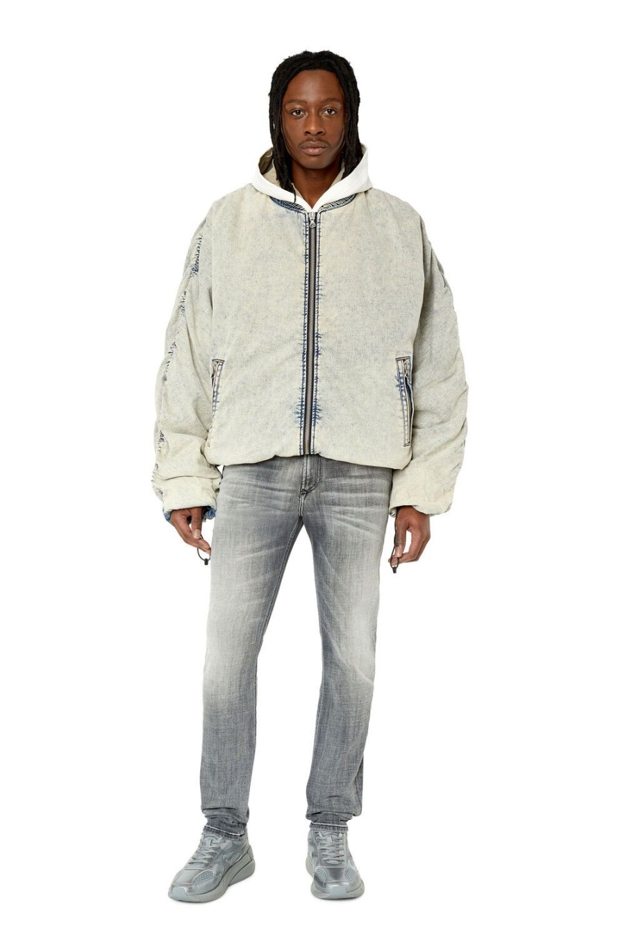 Men Diesel Outerwear And Jackets | D-Bressy Light Blue