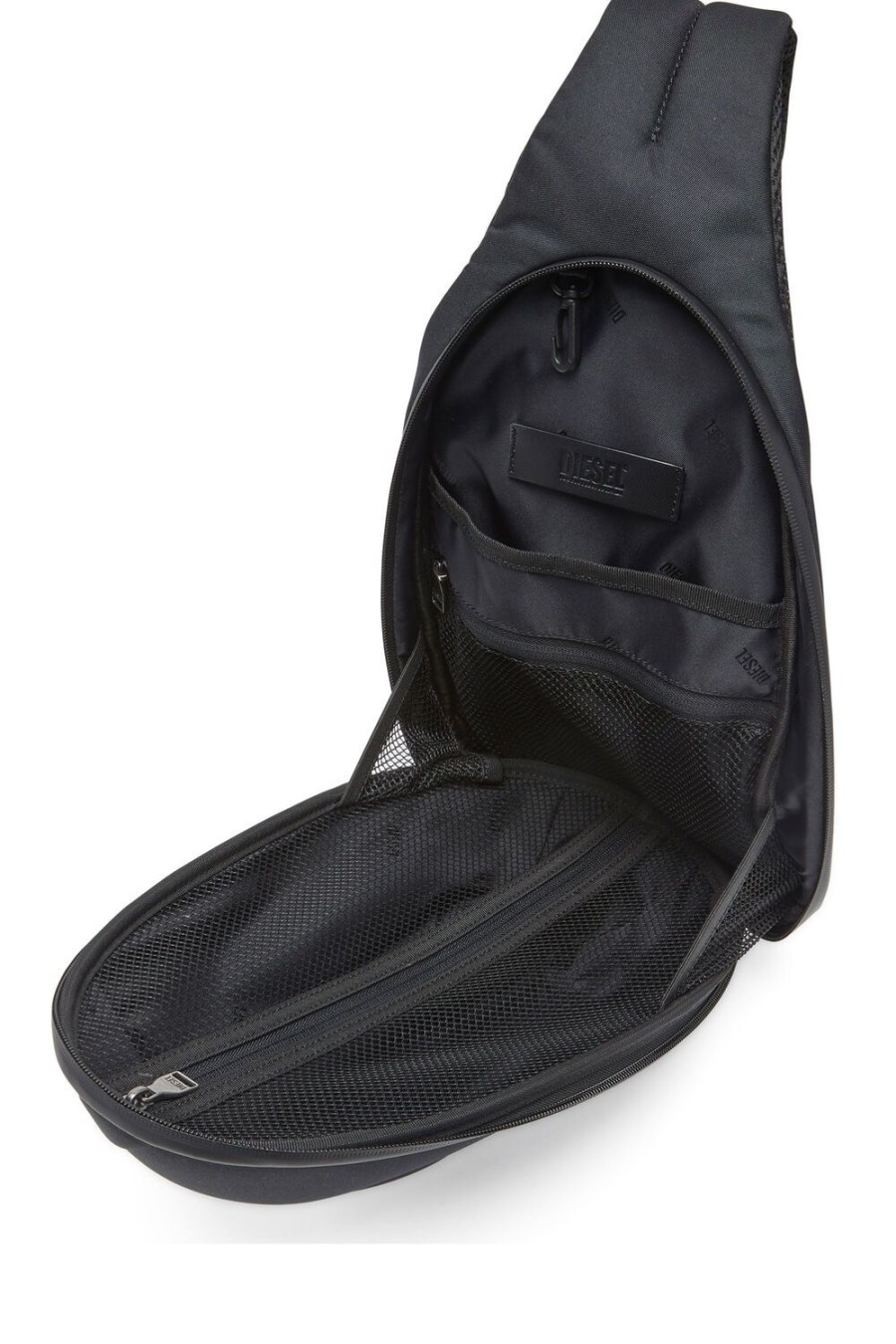 Men Diesel Backpacks | 1Dr-Pod Sling Bag Black