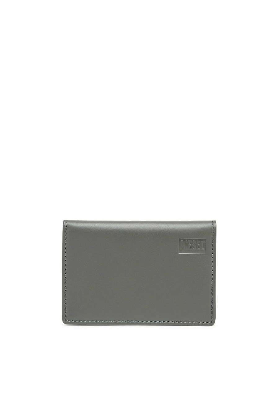 Men Diesel Wallets | Bi-Fold Card Holder Grey/Green