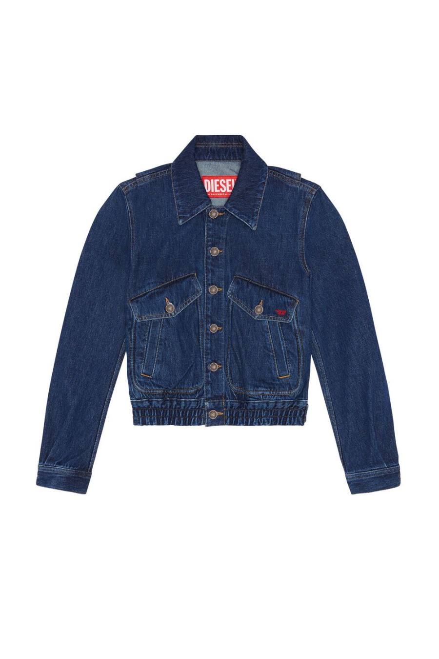 Women Diesel Outerwear And Jackets | De-Tracy Bomber Jacket Dark Blue