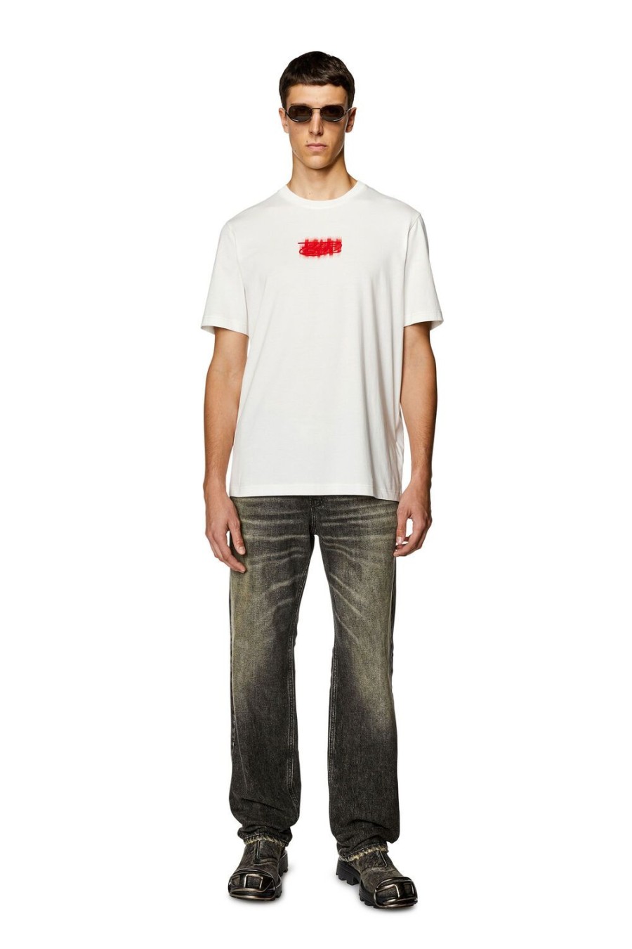 Men Diesel T-Shirts | T-Just-N4 White